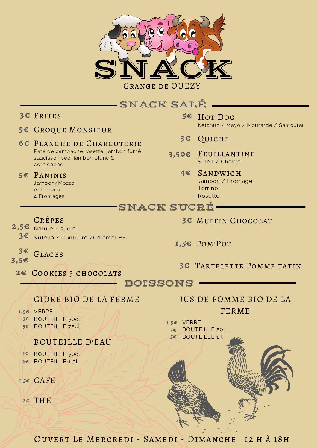 Snack & Aire de pique nique Ferme Pédagogique de Ouézy