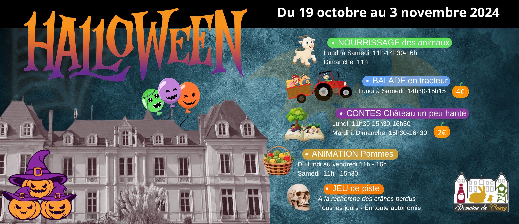 activités halloween pour enfants Normandie