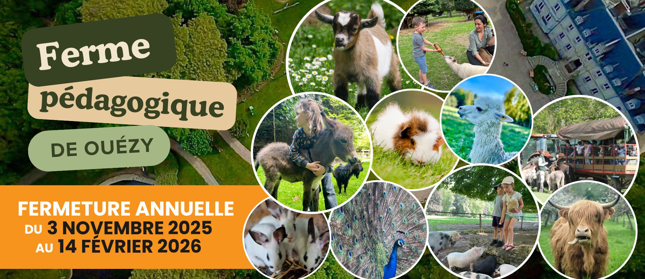 ferme pédagogique de Ouézy en Normandie